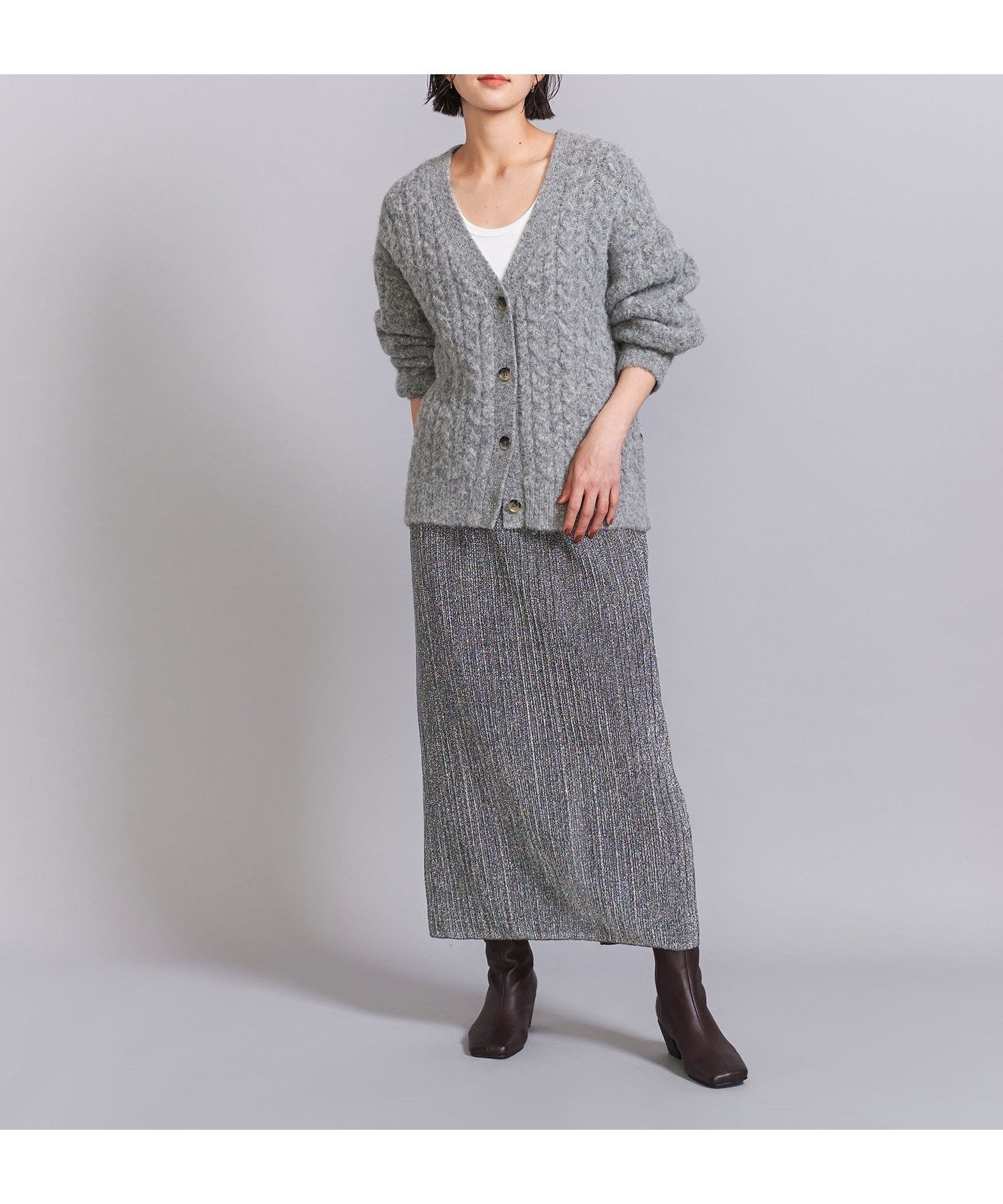 【ユナイテッドアローズ/UNITED ARROWS】のラメプリーツ ロングタイトスカート インテリア・キッズ・メンズ・レディースファッション・服の通販 founy(ファニー) ファッション Fashion レディースファッション Fashion for Women スカート Skirts エレガント 上品 Elegant ショート Short, Short Length スニーカー Sneakers, Trainers スリット Slit, Slit Detail プリーツ Pleats, Pleated アウトレット Outlet / Clearance おすすめ Recommended / Our Picks SILVER|ID: prp329100004732175 ipo3291000000034598434