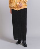 【ユナイテッドアローズ/UNITED ARROWS】のラメプリーツ ロングタイトスカート BLACK|ID: prp329100004732175 ipo3291000000034598436