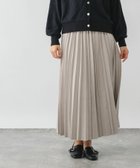 【グローバルワーク/GLOBAL WORK】のピーチサテンプリーツスカート/一部店舗限定/593379 グレージュ50|ID: prp329100004732185 ipo3291000000034549112