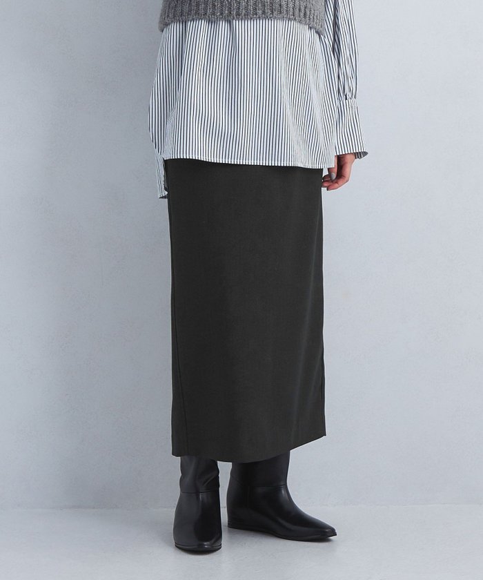 【ユナイテッドアローズ/UNITED ARROWS】のsize SHORTあり ツイードライク タイト スカート インテリア・キッズ・メンズ・レディースファッション・服の通販 founy(ファニー) https://founy.com/ ファッション Fashion レディースファッション Fashion for Women スカート Skirts 秋 Autumn キャミソール Camisole, Spaghetti Strap Top スウェット / スエット Sweatshirt, Sweatwear ストレート Straight, Straight Cut スリット Slit, Slit Detail チェック Check, Plaid, Tartan ツイル Twist, Twisted Detail ツイード Twill, Twill Weave フロント Front, Front Design ベスト Vest, Waistcoat ポケット Pocket, Pocket Detail 冬 Winter / This Winter A/W・秋冬 Autumn/Winter アウトレット Outlet / Clearance エレガント 上品 Elegant ビジネス 仕事 通勤 Business / Work / Commuting |ID: prp329100004732210 ipo3291000000034586977