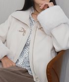 【リベルモア/libelle more】のビット付きファーショートコート 人気、トレンドファッション・服の通販 founy(ファニー) ファッション Fashion レディースファッション Fashion for Women アウター Coat / Outerwear Collection コート・ロングコート・ピーコート Long Coats, Peacoats & More オケージョン Occasion Wear ショート Short, Short Length シンプル Simple, Minimal デニム Denim, Jeans Material ハイネック High Neck, Mock Neck ポケット Pocket, Pocket Detail 冬 Winter / This Winter A/W・秋冬 Autumn/Winter 再入荷 Restock / Back in Stock おすすめ Recommended / Our Picks エレガント 上品 Elegant クリスマス X'mas Christmas / X'mas 入学式 Entrance Ceremony 卒業式 Graduation Ceremony ビジネス 仕事 通勤 Business / Work / Commuting 結婚式 Wedding thumbnail アイボリー|ID: prp329100004732236 ipo3291000000034499529