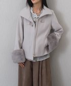【リベルモア/libelle more】のビット付きファーショートコート 人気、トレンドファッション・服の通販 founy(ファニー) ファッション Fashion レディースファッション Fashion for Women アウター Coat / Outerwear Collection コート・ロングコート・ピーコート Long Coats, Peacoats & More オケージョン Occasion Wear ショート Short, Short Length シンプル Simple, Minimal デニム Denim, Jeans Material ハイネック High Neck, Mock Neck ポケット Pocket, Pocket Detail 冬 Winter / This Winter A/W・秋冬 Autumn/Winter 再入荷 Restock / Back in Stock おすすめ Recommended / Our Picks エレガント 上品 Elegant クリスマス X'mas Christmas / X'mas 入学式 Entrance Ceremony 卒業式 Graduation Ceremony ビジネス 仕事 通勤 Business / Work / Commuting 結婚式 Wedding thumbnail ピンク|ID: prp329100004732236 ipo3291000000034499532