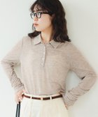 【ビーミングライフストアバイビームス/B:MING LIFE STORE by BEAMS】の【10/30新規値下げ】シアー ポロ ロングスリーブ Tシャツ 25AW 秋まで使える ロングシーズン BEIGE|ID: prp329100004732253 ipo3291000000034403980