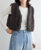 【ヴァンス エクスチェンジ/VENCE EXCHANGE】のプードルファーショートベスト 人気、トレンドファッション・服の通販 founy(ファニー) ファッション Fashion レディースファッション Fashion for Women アウター Coat / Outerwear Collection トップス・カットソー Cut & Sew Tops ベスト&ジレ / 重ね着スタイル Vests & Gilets おすすめ Recommended / Our Picks ショート Short, Short Length シンプル Simple, Minimal フェイクファー Faux Fur, Imitation Fur ベスト Vest, Waistcoat ボトム Bottoms, Lower Wear 無地 Plain, Solid Color thumbnail チャコール|ID: prp329100004732292 ipo3291000000034272826