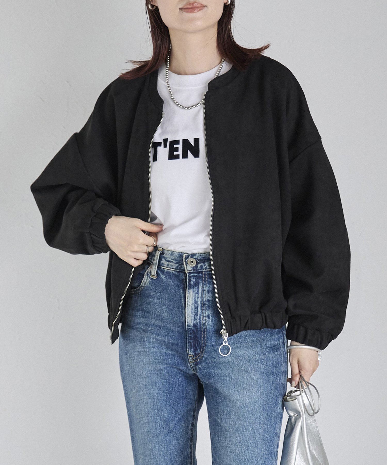 【リラクロ/relaclo】のmitis/フェイクスウェードジップアップブルゾン インテリア・キッズ・メンズ・レディースファッション・服の通販 founy(ファニー)  ファッション Fashion レディースファッション Fashion for Women アウター Coat / Outerwear Collection ブルゾンジャケット・スポーティアウター Blouson Jackets インナー Innerwear ハイネック High Neck, Mock Neck バランス Balance, Style Balance ブルゾン Blouson, Bomber Jacket ボトム Bottoms, Lower Wear ブラック|ID: prp329100004732298 ipo3291000000034382040