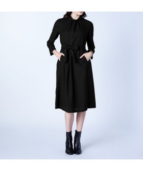 【スキャパ/SCAPA】のイージージョーゼットワンピース 人気、トレンドファッション・服の通販 founy(ファニー) ファッション Fashion レディースファッション Fashion for Women ワンピース Dresses エレガント 上品 Elegant スタイリッシュ Stylish, Fashionable 長袖 Long Sleeve, Full Sleeve |ID:prp329100004732350
