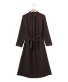 【スキャパ/SCAPA】のイージージョーゼットワンピース 人気、トレンドファッション・服の通販 founy(ファニー) ファッション Fashion レディースファッション Fashion for Women ワンピース Dresses エレガント 上品 Elegant スタイリッシュ Stylish, Fashionable 長袖 Long Sleeve, Full Sleeve thumbnail ダークブラウン|ID: prp329100004732352 ipo3291000000034182971