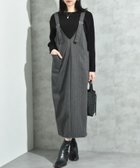 【インタープラネット/INTERPLANET】のINTERPLANET/ウール見えカットカルゼジャンスカ グレー|ID: prp329100004732387 ipo3291000000034301451