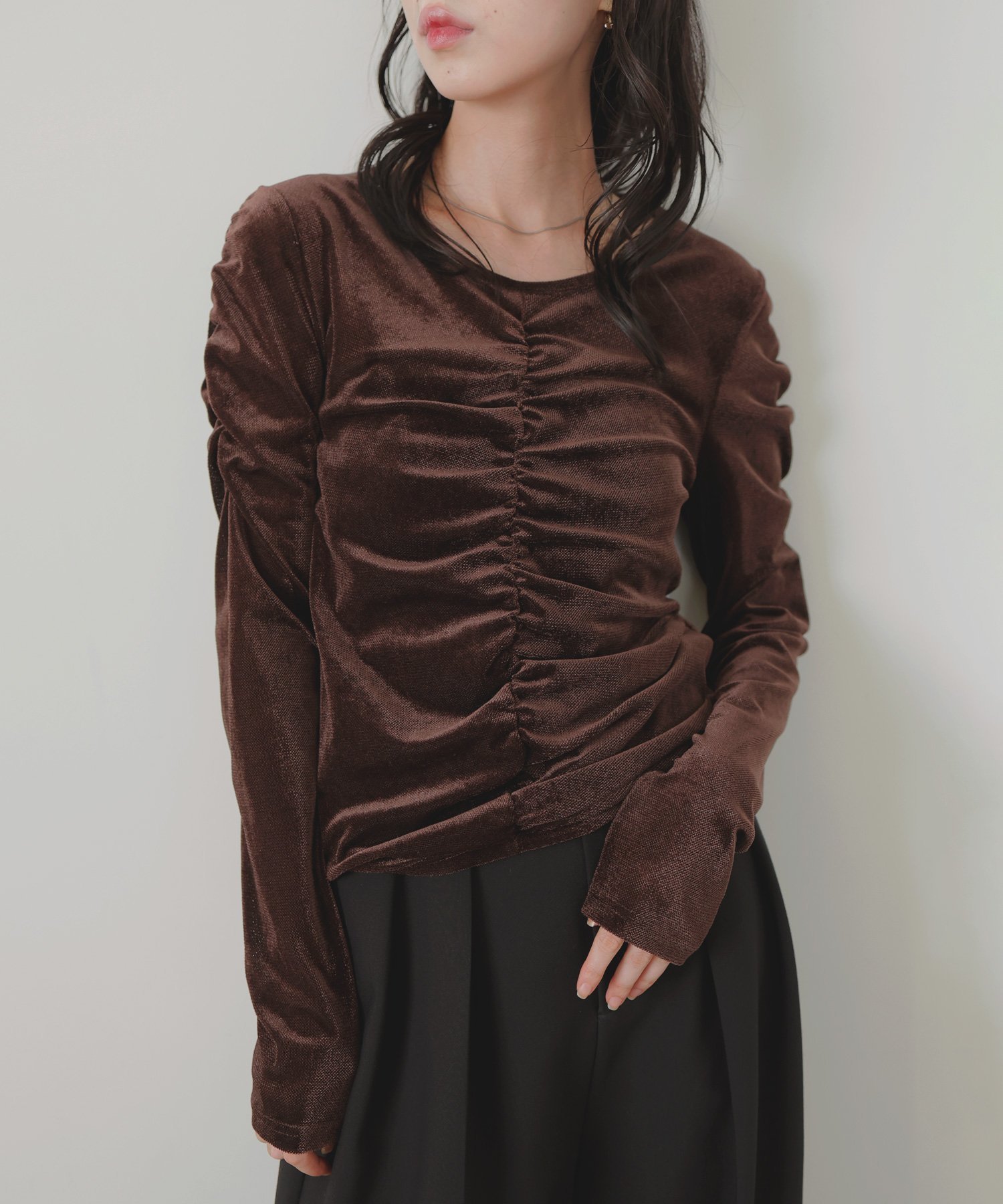 【リアン/Lian】のシアーベロアシャーリングプルオーバー 人気、トレンドファッション・服の通販 founy(ファニー) 　ファッション　Fashion　レディースファッション　Fashion for Women　トップス・カットソー　Cut & Sew Tops　カジュアルプルオーバー・ニットトップス　Pullovers & Knit Tops / Casual Pullovers　ベロアトップス　Velour Tops / Velvet-Look Items　 other-1|ID: prp329100004732390 ipo3291000000034234874