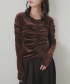 【リアン/Lian】のシアーベロアシャーリングプルオーバー 人気、トレンドファッション・服の通販 founy(ファニー) ファッション Fashion レディースファッション Fashion for Women トップス・カットソー Cut & Sew Tops カジュアルプルオーバー・ニットトップス Pullovers & Knit Tops / Casual Pullovers ベロアトップス Velour Tops / Velvet-Look Items thumbnail ブラウン|ID: prp329100004732390 ipo3291000000034234878