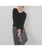 【リアン/Lian】のシアーベロアシャーリングプルオーバー 人気、トレンドファッション・服の通販 founy(ファニー) ファッション Fashion レディースファッション Fashion for Women トップス・カットソー Cut & Sew Tops カジュアルプルオーバー・ニットトップス Pullovers & Knit Tops / Casual Pullovers ベロアトップス Velour Tops / Velvet-Look Items thumbnail ブラック|ID: prp329100004732390 ipo3291000000034234881
