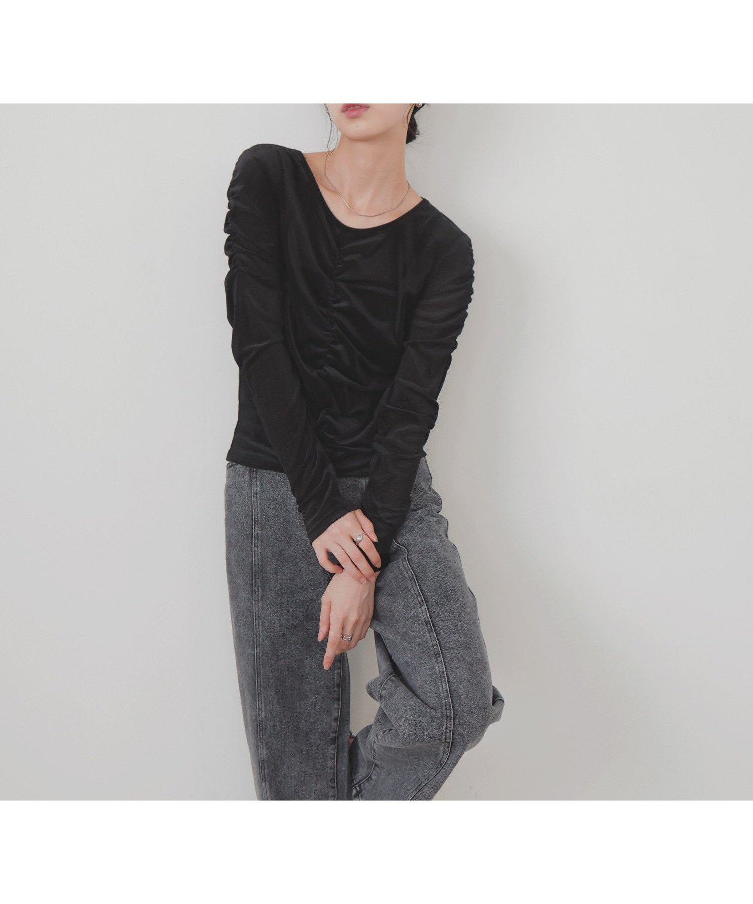 【リアン/Lian】のシアーベロアシャーリングプルオーバー インテリア・キッズ・メンズ・レディースファッション・服の通販 founy(ファニー) 　ファッション　Fashion　レディースファッション　Fashion for Women　トップス・カットソー　Cut & Sew Tops　カジュアルプルオーバー・ニットトップス　Pullovers & Knit Tops / Casual Pullovers　ベロアトップス　Velour Tops / Velvet-Look Items　ブラック|ID: prp329100004732390 ipo3291000000034234881