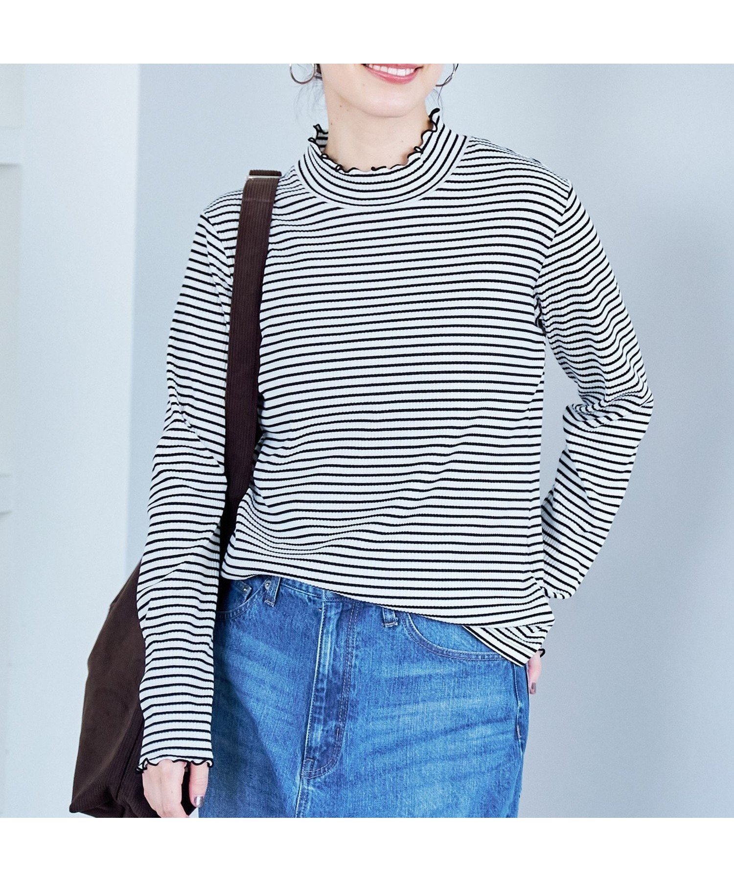 【コーエン/COEN】の【定番】メロータートルネックロンT インテリア・キッズ・メンズ・レディースファッション・服の通販 founy(ファニー) 　ファッション　Fashion　レディースファッション　Fashion for Women　トップス・カットソー　Cut & Sew Tops　ロングTシャツ・Tシャツ　Longline T-Shirts & Tees　タートルネック・ハイネックトップス　Turtlenecks & High-Neck Tops　インナー　Innerwear　シンプル　Simple, Minimal　スウェット / スエット　Sweatshirt, Sweatwear　スニーカー　Sneakers, Trainers　デニム　Denim, Jeans Material　定番　Standard, Basic Item　フィット　Fit, Slim Fit　フレア　Flare, Flared　ボーダー　Border, Stripe　おすすめ　Recommended / Our Picks　その他1|ID: prp329100004732394 ipo3291000000034284761