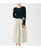 【アンタイトル/UNTITLED】の【大人フェミニン/トレンド】ニット*ジャカード ドッキングワンピース 人気、トレンドファッション・服の通販 founy(ファニー) ファッション Fashion レディースファッション Fashion for Women ワンピース Dresses イヤリング Earrings ショート Short, Short Length シンプル Simple, Minimal ジャカード／ジャガード Jacquard, Woven Pattern ストレッチ Stretch, Stretchy Fabric スマート Smart, Elegant トレンド Trend, Trending Now ドッキング Docking, Mixed Material ネックレス Necklace, Pendant Necklace パール Pearl, Pearl Accent フィット Fit, Slim Fit フェミニン Feminine, Girly ポケット Pocket, Pocket Detail モノトーン Monotone, Black and White リブニット Rib Knit, Ribbed Knit エレガント 上品 Elegant thumbnail グレージュ|ID: prp329100004732409 ipo3291000000034393618