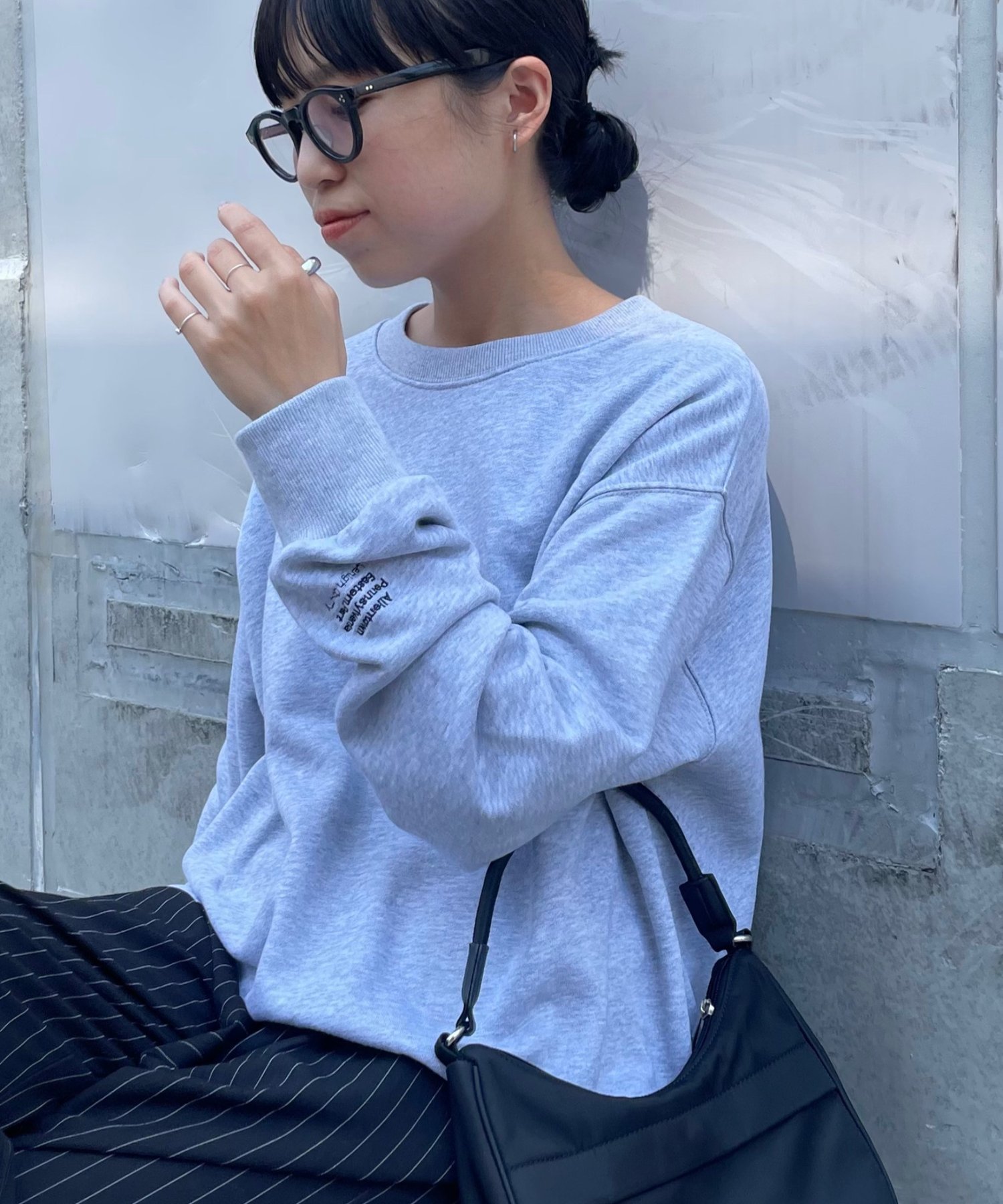 【コロニートゥーワンスリーナイン/COLONY 2139】の【LEI企画/新色追加】裏毛袖刺繍プルオーバー 人気、トレンドファッション・服の通販 founy(ファニー) 　ファッション　Fashion　レディースファッション　Fashion for Women　トップス・カットソー　Cut & Sew Tops　カジュアルプルオーバー・ニットトップス　Pullovers & Knit Tops / Casual Pullovers　春　Spring　秋　Autumn　シンプル　Simple, Minimal　スウェット / スエット　Sweatshirt, Sweatwear　ストレート　Straight, Straight Cut　タートル　Turtleneck, Turtle Collar　ベスト　Vest, Waistcoat　ボックス　Boxy, Box Shape　ポケット　Pocket, Pocket Detail　リラックス　Relax, Relaxed Fit　ルーズ　Loose, Oversized　ワンポイント　One Point, Statement Accent　A/W・秋冬　Autumn/Winter　再入荷　Restock / Back in Stock　おすすめ　Recommended / Our Picks　 other-1|ID: prp329100004732419 ipo3291000000034925645