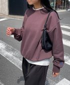 【コロニートゥーワンスリーナイン/COLONY 2139】の【LEI企画/新色追加】裏毛袖刺繍プルオーバー 人気、トレンドファッション・服の通販 founy(ファニー) ファッション Fashion レディースファッション Fashion for Women トップス・カットソー Cut & Sew Tops カジュアルプルオーバー・ニットトップス Pullovers & Knit Tops / Casual Pullovers 春 Spring 秋 Autumn シンプル Simple, Minimal スウェット / スエット Sweatshirt, Sweatwear ストレート Straight, Straight Cut タートル Turtleneck, Turtle Collar ベスト Vest, Waistcoat ボックス Boxy, Box Shape ポケット Pocket, Pocket Detail リラックス Relax, Relaxed Fit ルーズ Loose, Oversized ワンポイント One Point, Statement Accent A/W・秋冬 Autumn/Winter 再入荷 Restock / Back in Stock おすすめ Recommended / Our Picks thumbnail ブラウン|ID: prp329100004732419 ipo3291000000034925653