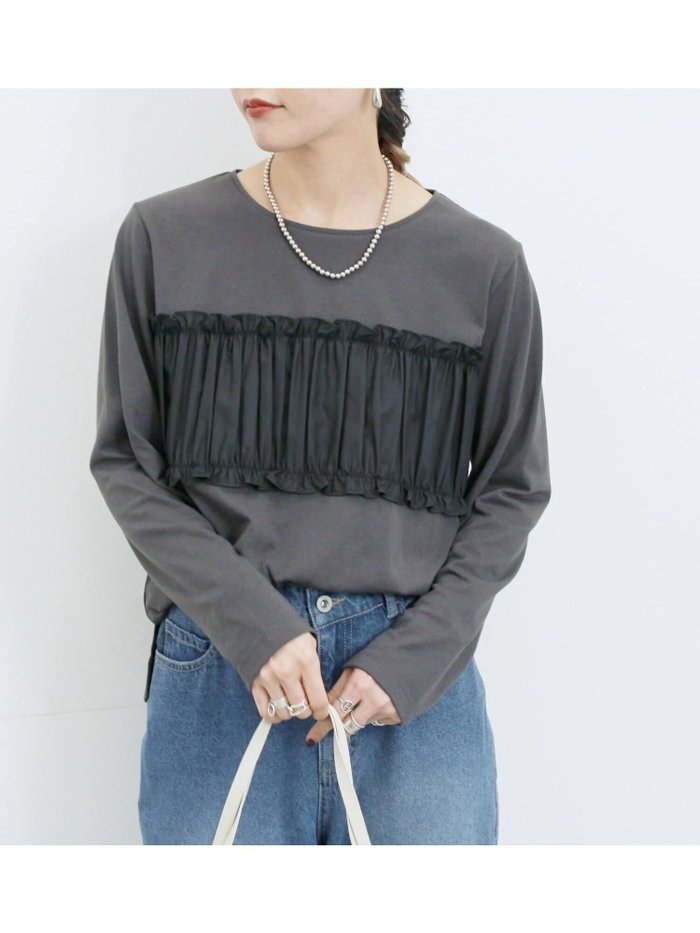 【サマンサモスモス/Samansa Mos2】のビスチェドッキングカットソー インテリア・キッズ・メンズ・レディースファッション・服の通販 founy(ファニー) https://founy.com/ ファッション Fashion レディースファッション Fashion for Women トップス・カットソー Cut & Sew Tops カットソー・ベーシックTシャツ Cut-and-Sewn Tops / Stretch Tees & Basics ビスチェ Bustiers & Corset Tops / Layered Bustier Style おすすめ Recommended / Our Picks カットソー Cut and Sewn Top スリット Slit, Slit Detail ビスチェ Bustier, Corset Top リラックス Relax, Relaxed Fit |ID: prp329100004732433 ipo3291000000034288664