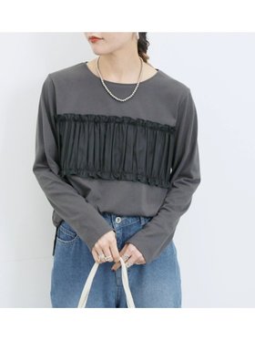 【サマンサモスモス/Samansa Mos2】のビスチェドッキングカットソー 人気、トレンドファッション・服の通販 founy(ファニー) ファッション Fashion レディースファッション Fashion for Women トップス・カットソー Cut & Sew Tops カットソー・ベーシックTシャツ Cut-and-Sewn Tops / Stretch Tees & Basics ビスチェ Bustiers & Corset Tops / Layered Bustier Style おすすめ Recommended / Our Picks カットソー Cut and Sewn Top スリット Slit, Slit Detail ビスチェ Bustier, Corset Top リラックス Relax, Relaxed Fit |ID:prp329100004732433
