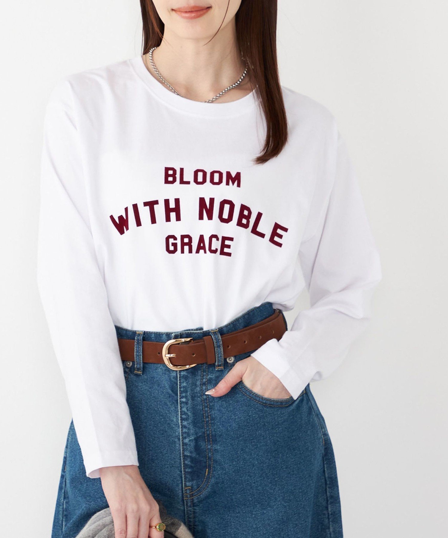 【シップス フォー ウィメン/SHIPS】のSHIPS Colors 洗濯機可能 フロッキー プリント ロゴTシャツ(ロンT) 人気、トレンドファッション・服の通販 founy(ファニー) ファッション Fashion レディースファッション Fashion for Women トップス・カットソー Cut & Sew Tops シャツ・ブラウス・オフィスカジュアル Elegant Blouses & Button-Ups ロングTシャツ・Tシャツ Longline T-Shirts & Tees インナー Innerwear カーディガン Cardigan, Knitwear シンプル Simple, Minimal ジャケット Jacket, Outerwear フロント Front, Front Design プリント Print, Printed Pattern メンズ Men's, Menswear ロング Long, Long-Length アウトレット Outlet / Clearance ビジネス 仕事 通勤 Business / Work / Commuting 2025年 2025 2025-2026秋冬・A/W Autumn/Winter 2025–26 AW25–26 other-1|ID: prp329100004732444 ipo3291000000034837423