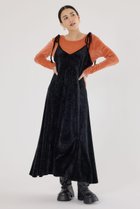 【ロデオクラウンズワイドボウル/RODEO CROWNS WIDE BOWL】のベロアキャミワンピース 人気、トレンドファッション・服の通販 founy(ファニー) ファッション Fashion レディースファッション Fashion for Women ワンピース Dresses キャミソールワンピース Camisole Dresses クラッシュ Distressed, Crashed Style フレア Flare, Flared ベロア Velour, Soft Velvet リボン Ribbon, Bow thumbnail BLK|ID: prp329100004732445 ipo3291000000034183362
