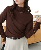 【ディスコート/Discoat】の【WEB限定】シアーボトルネックプルオーバー 人気、トレンドファッション・服の通販 founy(ファニー) ファッション Fashion レディースファッション Fashion for Women トップス・カットソー Cut & Sew Tops カジュアルプルオーバー・ニットトップス Pullovers & Knit Tops / Casual Pullovers thumbnail ブラウン|ID: prp329100004732546 ipo3291000000034507609