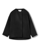 【トゥモローランド/TOMORROWLAND】のウールカシミヤビーバー ショートコクーンコート 19 ブラック|ID: prp329100004732549 ipo3291000000034770984