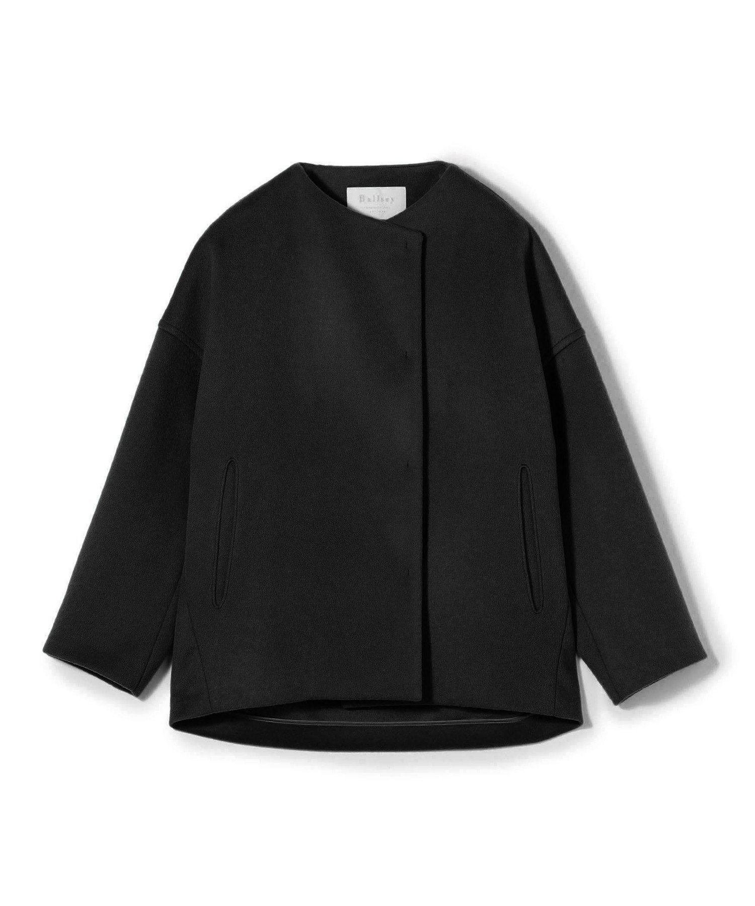 【トゥモローランド/TOMORROWLAND】のウールカシミヤビーバー ショートコクーンコート インテリア・キッズ・メンズ・レディースファッション・服の通販 founy(ファニー) ファッション Fashion レディースファッション Fashion for Women アウター Coat / Outerwear Collection コート・ロングコート・ピーコート Long Coats, Peacoats & More おすすめ Recommended / Our Picks コンパクト Compact, Small Size ショルダー Shoulder, Shoulder Strap ドロップ Drop Shoulder, Dropped Style バランス Balance, Style Balance ボトム Bottoms, Lower Wear リラックス Relax, Relaxed Fit エレガント 上品 Elegant 19 ブラック|ID: prp329100004732549 ipo3291000000034770984