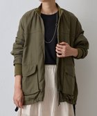 【ビアズリー/BEARDSLEY】のフレアMA-1ブルゾン 人気、トレンドファッション・服の通販 founy(ファニー) ファッション Fashion レディースファッション Fashion for Women アウター Coat / Outerwear Collection ブルゾンジャケット・スポーティアウター Blouson Jackets MA-1ジャケット MA-1 Bomber Jackets / Flight Jackets ジャケット Jacket, Outerwear デニム Denim, Jeans Material ドローコード Drawcord, Drawstring Cord フレア Flare, Flared ブルゾン Blouson, Bomber Jacket ポケット Pocket, Pocket Detail メンズ Men's, Menswear ロング Long, Long-Length 再入荷 Restock / Back in Stock thumbnail カーキ|ID: prp329100004732567 ipo3291000000034786877