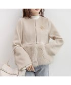 【ランダ/RANDA】の2WAY フェイクファーショートジャケット BEIGE|ID: prp329100004732585 ipo3291000000034184639