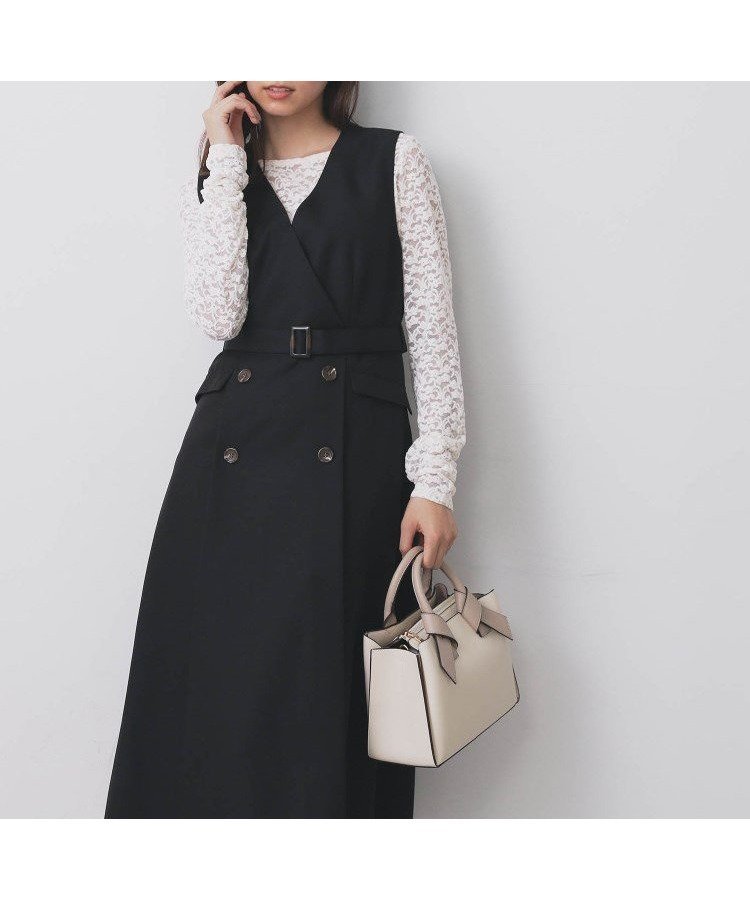 【インデックス/INDEX】のトレンチディティールワンピース【洗濯機OK/イージーアイロン/防シワ】 人気、トレンドファッション・服の通販 founy(ファニー) ファッション Fashion レディースファッション Fashion for Women ワンピース Dresses インナー Innerwear クラシック Classic, Timeless Style スタイリッシュ Stylish, Fashionable スマート Smart, Elegant スリーブ Sleeve, Long Sleeve / Short Sleeve ダブル Double, Double-Breasted ツイル Twist, Twisted Detail デコルテ Décolleté, Neckline トレンチ Trench, Trench Coat ポケット Pocket, Pocket Detail エレガント 上品 Elegant other-1|ID: prp329100004732596 ipo3291000000034811349