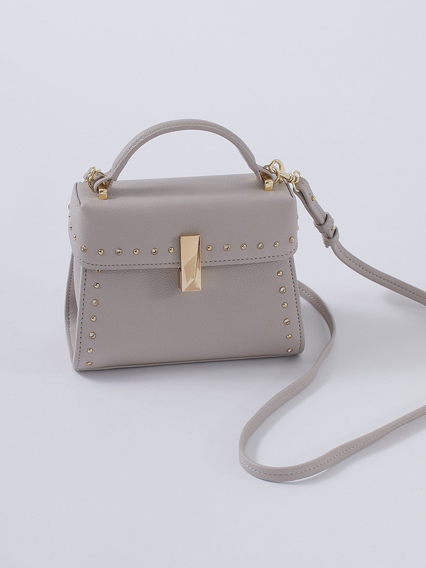 【セルフォード/CELFORD】の【リュタン】ビジュースタッズポシェット インテリア・キッズ・メンズ・レディースファッション・服の通販 founy(ファニー) 　雑誌掲載アイテム　Magazine Picks & Fashion Features　ファッション雑誌　Fashion Magazines　ビジンヒャッカ　美人百花　ファッション　Fashion　レディースファッション　Fashion for Women　クリスタル　Crystal, Swarovski　3月号　March Issue　スタッズ　Studs, Metal Accents　スマート　Smart, Elegant　雑誌　Magazine, Fashion Magazine　人気　Popular, Best Seller　ビジュー　Bijou, Jewel-like Accent　ポシェット　Pochette, Mini Bag　モチーフ　Motif, Design Theme　エレガント 上品　Elegant　GBEG[034]|ID: prp329100004732642 ipo3291000000034531746