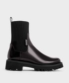 【チャールズ アンド キース/CHARLES & KEITH】のニットソックス リッジッドソールチェルシーブーツ 人気、トレンドファッション・服の通販 founy(ファニー) ファッション Fashion レディースファッション Fashion for Women ソックス&靴下 Socks & Hosiery ショート Short, Short Length シンプル Simple, Minimal ソックス Socks, Hosiery フィット Fit, Slim Fit リブニット Rib Knit, Ribbed Knit 厚底 Platform Shoes thumbnail Burgundy|ID: prp329100004732693 ipo3291000000034681730