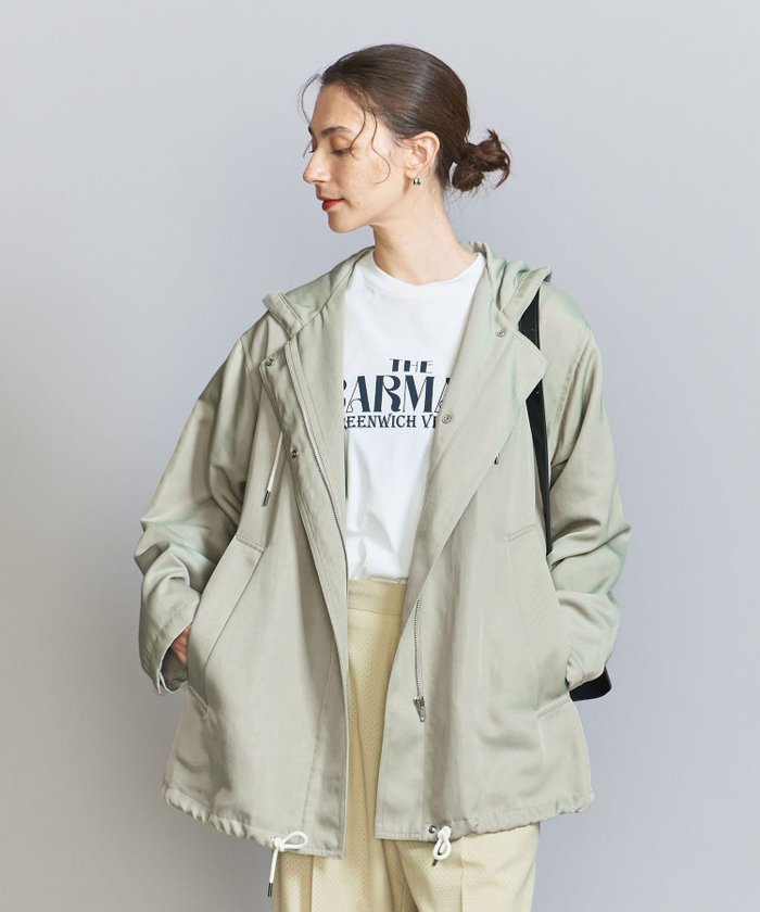 【ユナイテッドアローズ/UNITED ARROWS】のナイロンツイル フーディ インテリア・キッズ・メンズ・レディースファッション・服の通販 founy(ファニー) https://founy.com/ ファッション Fashion レディースファッション Fashion for Women 秋 Autumn スタイリッシュ Stylish, Fashionable スラックス Slacks, Dress Pants ドローコード Drawcord, Drawstring Cord ハーフ Half, Half-Length フェミニン Feminine, Girly フレア Flare, Flared マニッシュ Mannish, Boyish ミリタリー Military, Army Style ロング Long, Long-Length アウトレット Outlet / Clearance |ID: prp329100004732741 ipo3291000000034361651