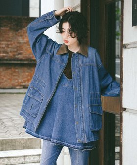 【ニコアンド/niko and】のNKJ 2025AW FATIGUE JACKET 人気、トレンドファッション・服の通販 founy(ファニー) ファッション Fashion レディースファッション Fashion for Women アウター Coat / Outerwear Collection レディースジャケット・軽アウター Jackets インディゴ Indigo Denim クール Cool, Chic ジャケット Jacket, Outerwear セットアップ Set-Up, Coordinated Outfit デニム Denim, Jeans Material フェイクレザー Faux Leather, PU Leather ミリタリー Military, Army Style リラックス Relax, Relaxed Fit ロング Long, Long-Length ワイド Wide, Wide Fit おすすめ Recommended / Our Picks 2025年 2025 2025-2026秋冬・A/W Autumn/Winter 2025–26 AW25–26 |ID:prp329100004732745
