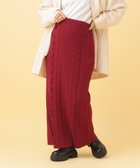 【レプシィム ローリーズファーム/LEPSIM LOWRYS FARM】の【産前・産後対応】マタニティ/配色メローニットスカート レッド35|ID: prp329100004732770 ipo3291000000035165916