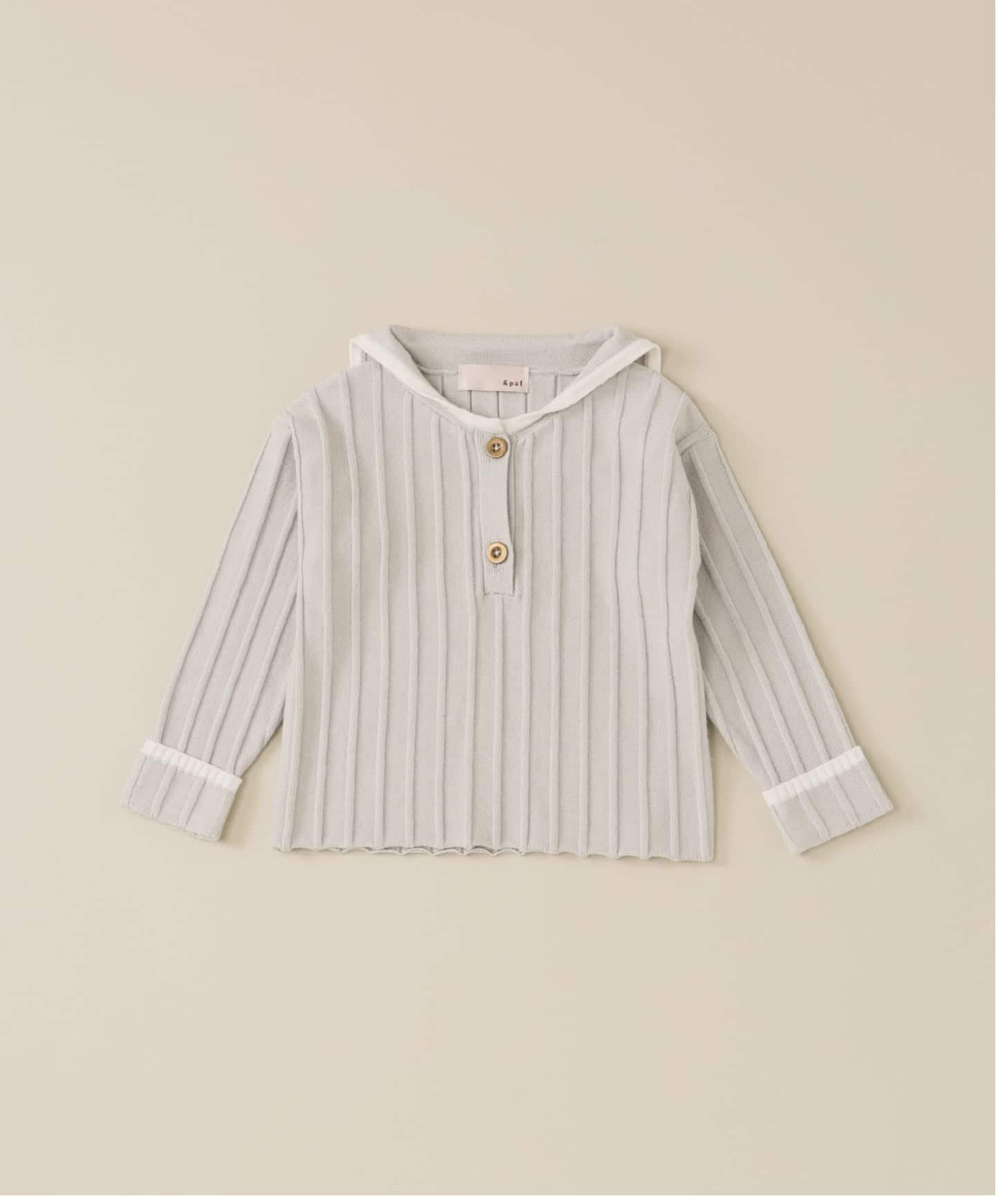 【イエナアンファン/IENA ENFANT / KIDS】の【 PAL/アンドパル】別注セーラートップス baby-kids(80cm-120cm) 人気、トレンドファッション・服の通販 founy(ファニー) 　ファッション　Fashion　キッズファッション　Fashion for Kids　トップス・カットソー　Cut & Sew Tops　スマート　Smart, Elegant　セットアップ　Set-Up, Coordinated Outfit　人気　Popular, Best Seller　長袖　Long Sleeve, Full Sleeve　別注　Limited Edition, Custom Order　ロンパース　Romper, Jumpsuit　 other-1|ID: prp329100004732771 ipo3291000000034185961