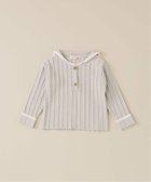 【イエナアンファン/IENA ENFANT / KIDS】の【 PAL/アンドパル】別注セーラートップス baby-kids(80cm-120cm) 人気、トレンドファッション・服の通販 founy(ファニー) ファッション Fashion キッズファッション Fashion for Kids トップス・カットソー Cut & Sew Tops スマート Smart, Elegant セットアップ Set-Up, Coordinated Outfit 人気 Popular, Best Seller 長袖 Long Sleeve, Full Sleeve 別注 Limited Edition, Custom Order ロンパース Romper, Jumpsuit thumbnail グレーA|ID: prp329100004732771 ipo3291000000034185963
