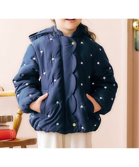 【エフオー オンラインストア/F.O.Online Store / KIDS】のスカラップ刺繍アウター 人気、トレンドファッション・服の通販 founy(ファニー) ファッション Fashion キッズファッション Fashion for Kids アウター Coat Outerwear /Kids スカラップ Scallop, Scalloped Edge |ID:prp329100004732803