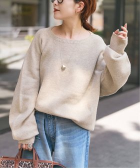 【スピック&スパン/Spick & Span】のニュアンスコクーンシルエットニット 人気、トレンドファッション・服の通販 founy(ファニー) ファッション Fashion レディースファッション Fashion for Women トップス・カットソー Cut & Sew Tops ニット Knit Tops & Sweaters スラックス Slacks, Dress Pants デニム Denim, Jeans Material ホールガーメント WholeGarment, Seamless Knit リラックス Relax, Relaxed Fit ワイド Wide, Wide Fit エレガント 上品 Elegant |ID:prp329100004732849