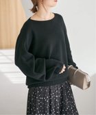 【スピック&スパン/Spick & Span】のニュアンスコクーンシルエットニット 人気、トレンドファッション・服の通販 founy(ファニー) ファッション Fashion レディースファッション Fashion for Women トップス・カットソー Cut & Sew Tops ニット Knit Tops & Sweaters スラックス Slacks, Dress Pants デニム Denim, Jeans Material ホールガーメント WholeGarment, Seamless Knit リラックス Relax, Relaxed Fit ワイド Wide, Wide Fit エレガント 上品 Elegant thumbnail ブラック|ID: prp329100004732849 ipo3291000000034792997