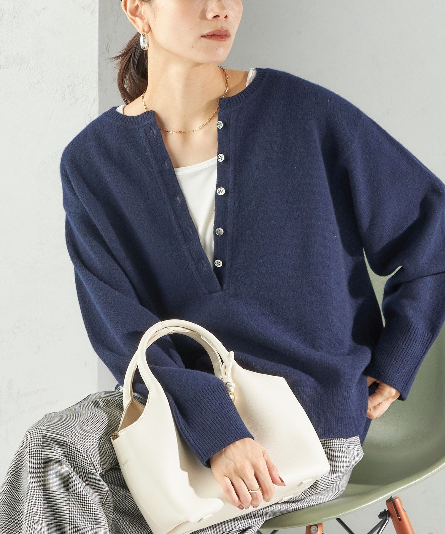 【シップス フォー ウィメン/SHIPS】の《一部 》 手洗い可能 ウール カシミヤ 2WAY プルオーバー インテリア・キッズ・メンズ・レディースファッション・服の通販 founy(ファニー) 　ファッション　Fashion　レディースファッション　Fashion for Women　トップス・カットソー　Cut & Sew Tops　カジュアルプルオーバー・ニットトップス　Pullovers & Knit Tops / Casual Pullovers　インナー　Innerwear　ジャケット　Jacket, Outerwear　デニム　Denim, Jeans Material　バランス　Balance, Style Balance　ポケット　Pocket, Pocket Detail　ミュール　Mule, Backless Shoes　ワイド　Wide, Wide Fit　おすすめ　Recommended / Our Picks　2025年　2025　2025-2026秋冬・A/W　Autumn/Winter 2025–26 AW25–26　ネイビー|ID: prp329100004732885 ipo3291000000034277777