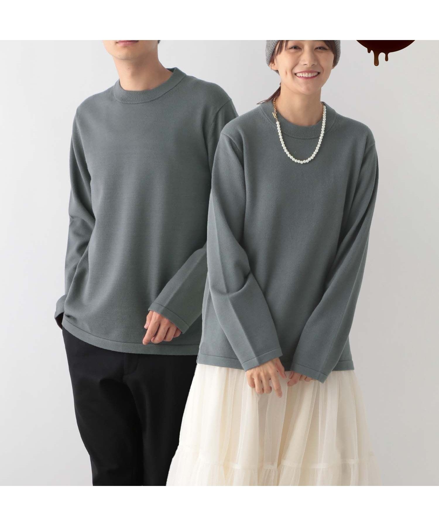 【グローバルワーク/GLOBAL WORK】のメルティクルーネックプルオーバー/116346 インテリア・キッズ・メンズ・レディースファッション・服の通販 founy(ファニー) 　ファッション　Fashion　レディースファッション　Fashion for Women　トップス・カットソー　Cut & Sew Tops　カジュアルプルオーバー・ニットトップス　Pullovers & Knit Tops / Casual Pullovers　2023年　2023　2023-2024秋冬・A/W　Autumn/Winter 2023–24 AW23–24　ジャケット　Jacket, Outerwear　A/W・秋冬　Autumn/Winter　チャコール18|ID: prp329100004732915 ipo3291000000034531602