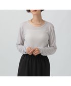 【レプシィム ローリーズファーム/LEPSIM LOWRYS FARM】のテンセル混クルー 人気、トレンドファッション・服の通販 founy(ファニー) ファッション Fashion レディースファッション Fashion for Women おすすめ Recommended / Our Picks インナー Innerwear キャミワンピース Cami Dress, Slip Dress ジャケット Jacket, Outerwear スウェット / スエット Sweatshirt, Sweatwear ベーシック Basic, Essential thumbnail グレー12|ID: prp329100004733069 ipo3291000000034284584