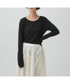 【レプシィム ローリーズファーム/LEPSIM LOWRYS FARM】のテンセル混クルー 人気、トレンドファッション・服の通販 founy(ファニー) ファッション Fashion レディースファッション Fashion for Women おすすめ Recommended / Our Picks インナー Innerwear キャミワンピース Cami Dress, Slip Dress ジャケット Jacket, Outerwear スウェット / スエット Sweatshirt, Sweatwear ベーシック Basic, Essential thumbnail ブラック09|ID: prp329100004733069 ipo3291000000034669866