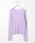 【レプシィム ローリーズファーム/LEPSIM LOWRYS FARM】のテンセル混クルー 人気、トレンドファッション・服の通販 founy(ファニー) ファッション Fashion レディースファッション Fashion for Women おすすめ Recommended / Our Picks インナー Innerwear キャミワンピース Cami Dress, Slip Dress ジャケット Jacket, Outerwear スウェット / スエット Sweatshirt, Sweatwear ベーシック Basic, Essential thumbnail パープル91|ID: prp329100004733069 ipo3291000000034669875