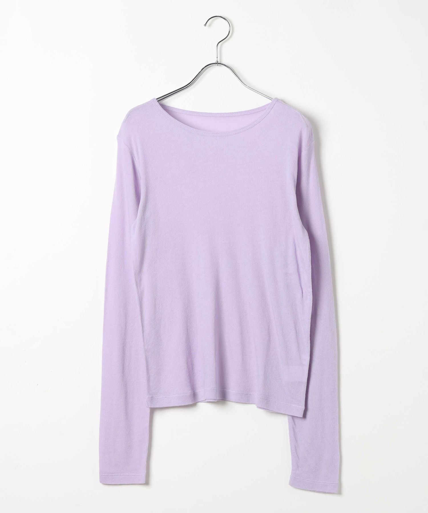 【レプシィム ローリーズファーム/LEPSIM LOWRYS FARM】のテンセル混クルー インテリア・キッズ・メンズ・レディースファッション・服の通販 founy(ファニー) 　ファッション　Fashion　レディースファッション　Fashion for Women　おすすめ　Recommended / Our Picks　インナー　Innerwear　キャミワンピース　Cami Dress, Slip Dress　ジャケット　Jacket, Outerwear　スウェット / スエット　Sweatshirt, Sweatwear　ベーシック　Basic, Essential　パープル91|ID: prp329100004733069 ipo3291000000034669875