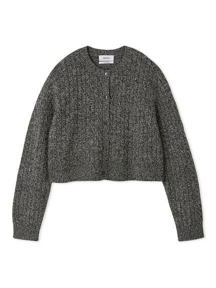 【ミラオーウェン/Mila Owen】の【セットアップ対応】カシミヤタッチケーブルニットカーディガン インテリア・キッズ・メンズ・レディースファッション・服の通販 founy(ファニー) 　雑誌掲載アイテム　Magazine Picks & Fashion Features　ファッション雑誌　Fashion Magazines　ヴェリィ　VERY　バイラ　BAILA　クラッシィ　CLASSY.　ファッション　Fashion　レディースファッション　Fashion for Women　トップス・カットソー　Cut & Sew Tops　ニット　Knit Tops & Sweaters　カーディガン・羽織り　Layered Style Cardigans　アンサンブル　Ensemble Set　カーディガン　Cardigan, Knitwear　コンパクト　Compact, Small Size　11月号　November Issue　12月号　December Issue　シンプル　Simple, Minimal　スマート　Smart, Elegant　セットアップ　Set-Up, Coordinated Outfit　雑誌　Magazine, Fashion Magazine　トレンド　Trend, Trending Now　ボックス　Boxy, Box Shape　半袖　Short Sleeve, Half Sleeve　おすすめ　Recommended / Our Picks　エレガント 上品　Elegant　MIX[930]|ID: prp329100004733070 ipo3291000000035155515