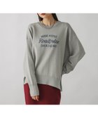 【グローバルワーク/GLOBAL WORK】のスウェットライククループルオーバー/571350 人気、トレンドファッション・服の通販 founy(ファニー) ファッション Fashion レディースファッション Fashion for Women トップス・カットソー Cut & Sew Tops レディースパーカー・カジュアルフーディー Casual Hoodies & Sweatshirts カジュアルプルオーバー・ニットトップス Pullovers & Knit Tops / Casual Pullovers スウェット・クルーネックトップス Sweatshirts & Crewnecks / Relaxed Fit Sweat Tops ジャカード/ジャガード Jacquard, Woven Pattern ダブル Double, Double-Breasted トレンド Trend, Trending Now thumbnail ライトグレー*ブルーロゴ11|ID: prp329100004733080 ipo3291000000034189717