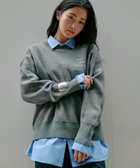 【グローバルワーク/GLOBAL WORK】のスウェットライククループルオーバー/571350 人気、トレンドファッション・服の通販 founy(ファニー) ファッション Fashion レディースファッション Fashion for Women トップス・カットソー Cut & Sew Tops レディースパーカー・カジュアルフーディー Casual Hoodies & Sweatshirts カジュアルプルオーバー・ニットトップス Pullovers & Knit Tops / Casual Pullovers スウェット・クルーネックトップス Sweatshirts & Crewnecks / Relaxed Fit Sweat Tops ジャカード/ジャガード Jacquard, Woven Pattern ダブル Double, Double-Breasted トレンド Trend, Trending Now thumbnail ミドルグレー15|ID: prp329100004733080 ipo3291000000034189718