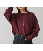 【グローバルワーク/GLOBAL WORK】のスウェットライククループルオーバー/571350 人気、トレンドファッション・服の通販 founy(ファニー) ファッション Fashion レディースファッション Fashion for Women トップス・カットソー Cut & Sew Tops レディースパーカー・カジュアルフーディー Casual Hoodies & Sweatshirts カジュアルプルオーバー・ニットトップス Pullovers & Knit Tops / Casual Pullovers スウェット・クルーネックトップス Sweatshirts & Crewnecks / Relaxed Fit Sweat Tops ジャカード/ジャガード Jacquard, Woven Pattern ダブル Double, Double-Breasted トレンド Trend, Trending Now thumbnail ボルドー38|ID: prp329100004733080 ipo3291000000034189720